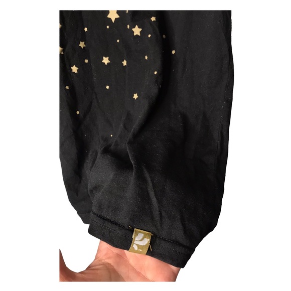 The color run | Black and gold star the color run night T-shirt - Picture 3 of 6